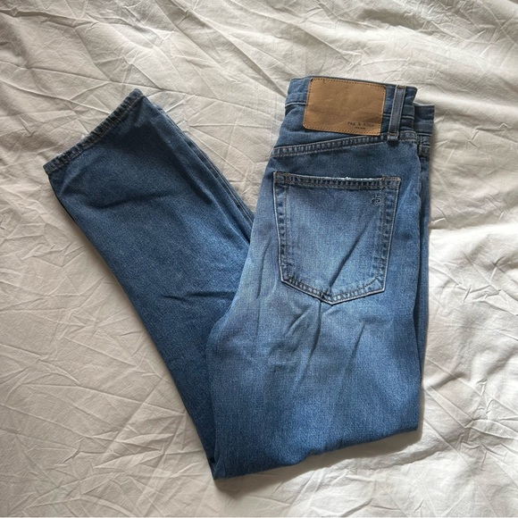 rag & bone dad style straight ankle jeans - Picture 2 of 5